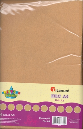 Attēls no Titanum Filc A4 cielisty. 10 sztuk. 345152