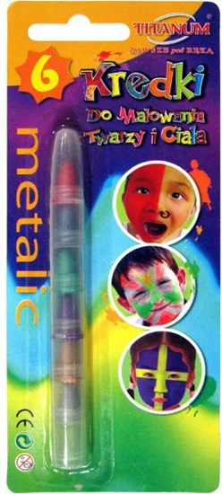 Picture of Titanum Kredki Do Twarzy 6 Kolor Metalic TI-188130