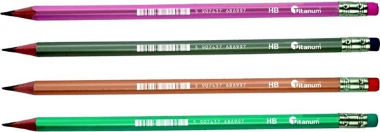Изображение Titanum Oówek z gumk hb tr. per. 4szt