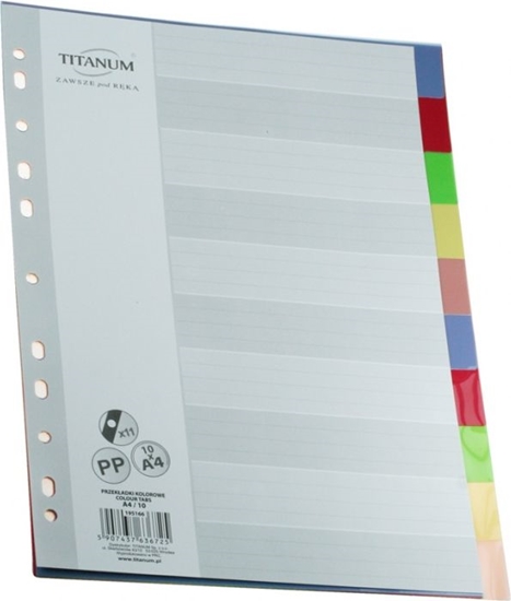 Picture of Titanum Przekadka A4 10 kolorw