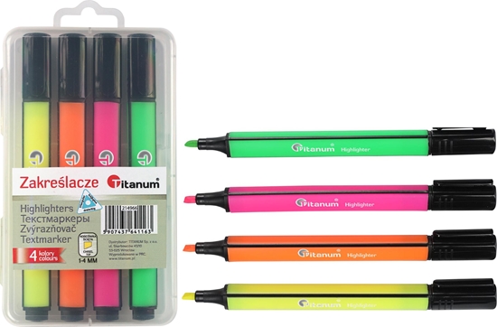 Picture of Titanum Zakrelacze trójktne 4 kolory (T-701A)