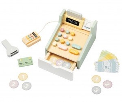 Picture of Tooky Toy TP543 Drewniana kasa sklepowa