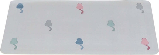 Picture of Trixie Podkadka pod miski, dla kota, plastik, szawiowy, 44 x 28 cm