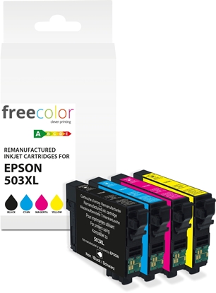 Picture of Tusz Freecolor Tusz Epson 503XL Multipack BK/C/M/Y 12ml+3x11ml remanufactured