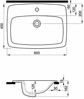Picture of Umywalka Koo Nova Pro 60cm (M31861000)