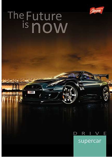 Изображение Unipap Brulion w pótwardej oprawie, format B5, 160 kartek, kratka, UNIPAP