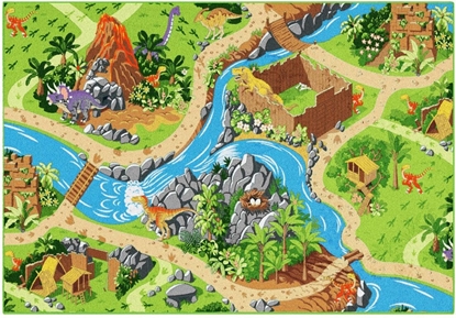 Attēls no Usorteret Dywan do zabawy - Dino wiat, 95 x 133 cm