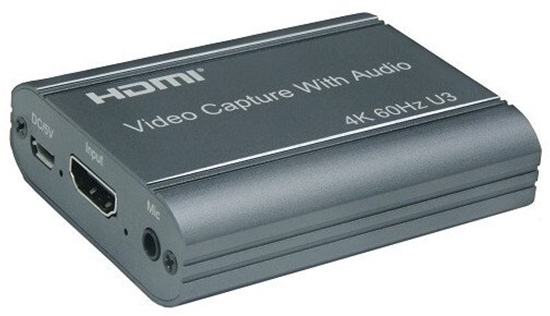 Изображение Vaizdo fiksavimo renginys HDMI, USB3.0, 4K 60Hz