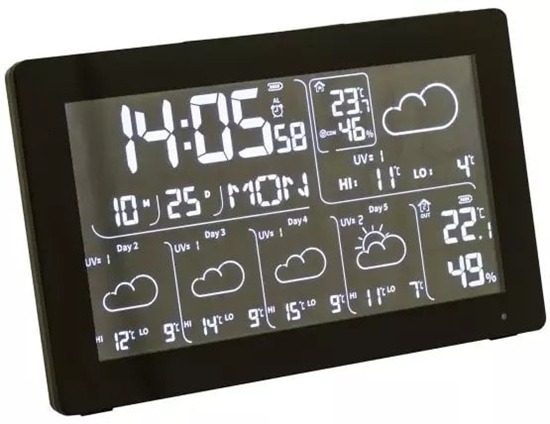 Picture of VENTUS vejrstation med 5 dages vejrudsigt, wifi (W225)