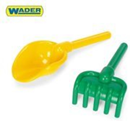Attēls no Wader LOPATKA+GRABKI DO PIASKU 26CM WADER 71130