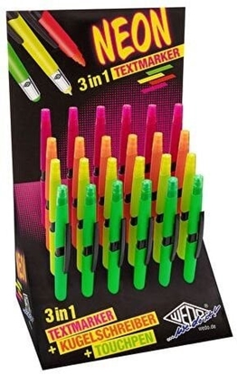 Picture of Wedo Pióro dotykowe z dugopisem + marker NEON w sortowanej wersji 1Stk