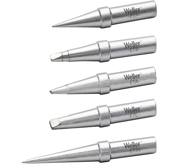 Picture of Weller Zestaw kocówek lutowniczych Forma do mejsla Forma okrga Forma spiczasta Zawarto 1 zestaw