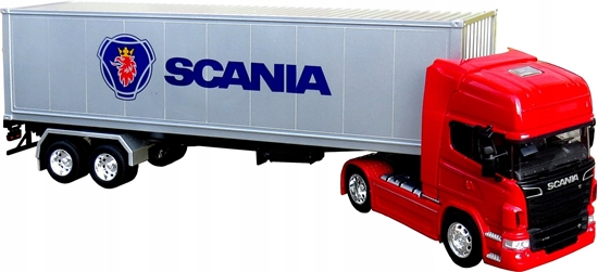 Picture of WELLY Ciarówka z przyczep 1:32 Scania V8 R730 32671