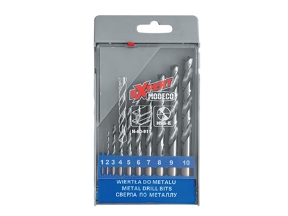 Picture of Wierto Modeco do metalu HSS walcowe 2 7 4 5 1 3 6 10 8 9mm zestaw (MN-60-911)