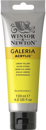 Picture of Winsor & Newton Galeria, 120 ml, Yellow, Tube