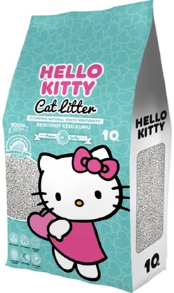 Изображение wirek dla kota HelloKitty bentonitowy wirek dla kota, mydo marsylskie 10L