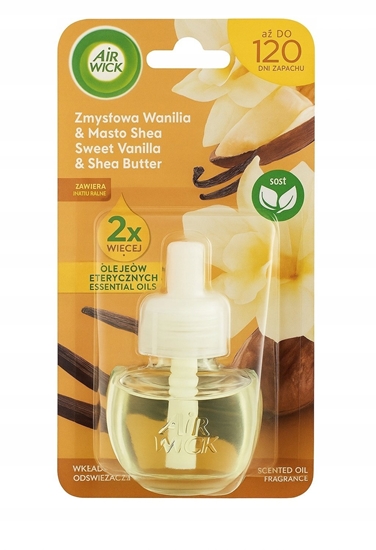 Picture of Wkad do elektrycznego odwieacza AIR WICK, wanilia-maso shea, 19ml