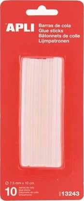 Picture of Wkady klejowe Apli 7.5 mm x 100 mm przezroczyste 10 szt. 13243