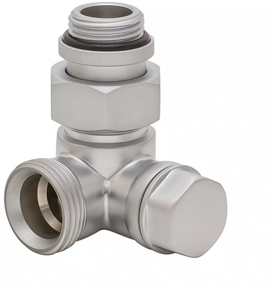 Picture of Zawór powrotny DN15, 1/2x3/4 GZxGZ, satyna - narony lewy