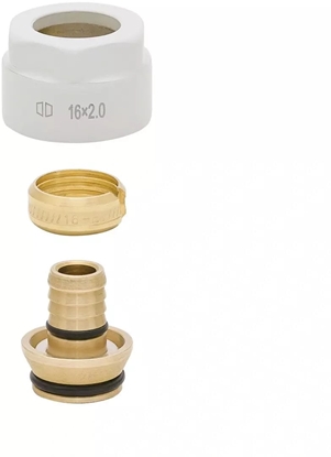 Attēls no Zczka do PEX 16x2 -3/4 biaa (opak = 2 szt)