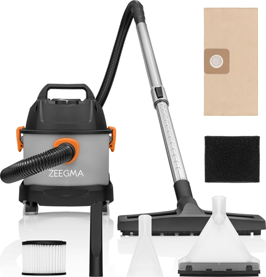 Picture of ZEEGMA ZE-ZONDER PRO COMPACT Industrial vacuum cleaner with dry and wet function 1000W