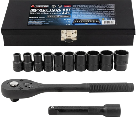 Picture of Zestaw narzdzi udarowych 12el. 1/2" (12-ktnych) (10-24mm)