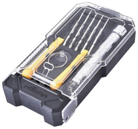 Изображение Zestaw narzdzi Usorteret Skruetrækkersæt til rep. af elektronik - 15 dele