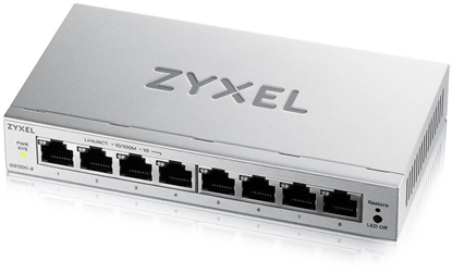 Attēls no Zyxel GS1200-8V3 8-Port Gigabit web / smart managed Switch