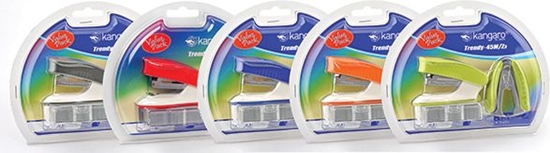 Picture of Zszywacz Kangaro ZESTAW KANGARO TRENDY 45M/Z3 MIX - KAT45MZ3-99