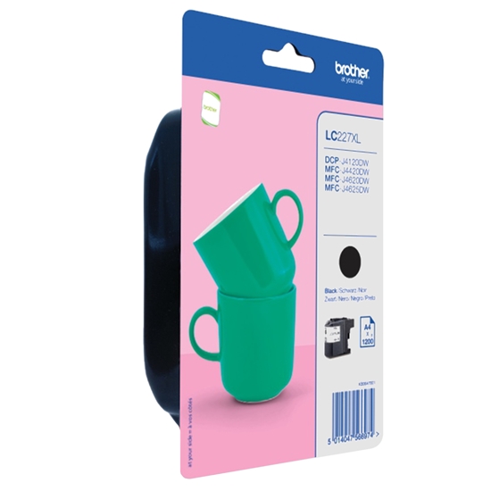 Picture of Brother LC227XLBKBP ink cartridge 1 pc(s) Original Black