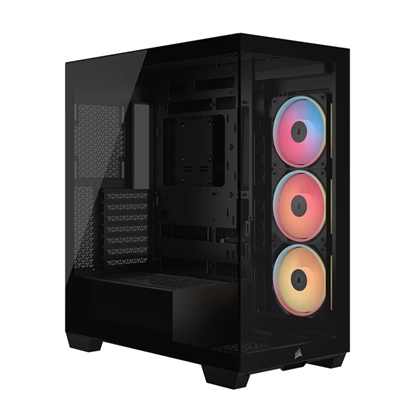 Picture of CORSAIR 3500X LXR LINK TG Mid-Tower Bl