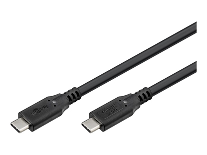 Изображение Goobay | USB-C Cable, USB4, 240 W, 40 Gbit/s, Power Delivery, 1 m | 74183