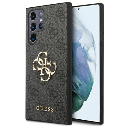 Изображение Guess PU 4G metāla logo korpuss priekš Samsung Gal