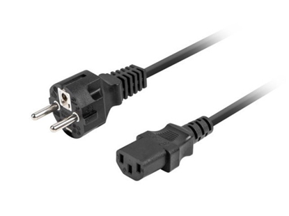 Изображение Kabel zasilający CCE 7/7 - IEC 320 C13 2M VDE prosty czarny 