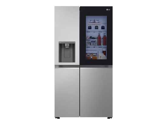 Изображение LG Refrigerator | GSGV81PYLL | Energy efficiency class E | Free standing | Side by side | Height 179 cm | Fridge net capacity 416 L | Freezer net capacity 219 L | Display | 36 dB | Silver