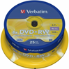 Изображение Matricas DVD+RW SERL Verbatim DLP 4.7GB 4x 25 Pack Spindle