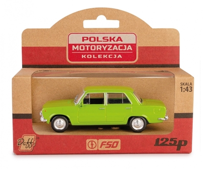 Picture of Daffi Pojazd PRL Fiat 125p zielony