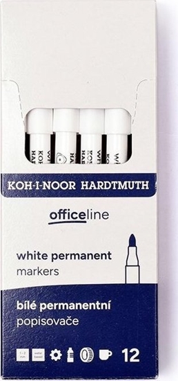 Picture of Marker permanentny biay (12szt)