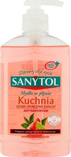 Picture of SANYTOL Mydo w pynie antybakteryjne do kuchni Grejpfrut i limonka 250 ml