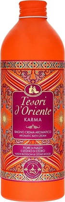 Picture of Tesori TESORI D`ORIENTE Kremowy Pyn do kpieli Karma - Kwiat Nashi & Drzewo Cedrowe 500ml