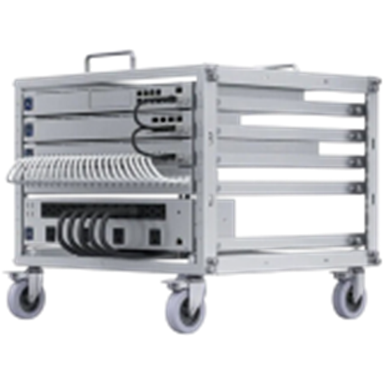 Picture of UBIQUITI 6U-SIZED DEVICE RACK WITH A 24-PORT BLANK PATCH PANEL THAT CAN BE ASSEMBLED WITHOUT TOOLS