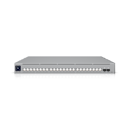 Picture of UBIQUITI PRO XG 24 POE PROFESSIONAL-GRADE, 24-PORT LAYER 3 ETHERLIGHTING� POE+++ SWITCH WITH (16) 10 GBE, (8) 2.5 GBE, AND (2) 25G SFP28 PORTS. POE BUDGET 720W