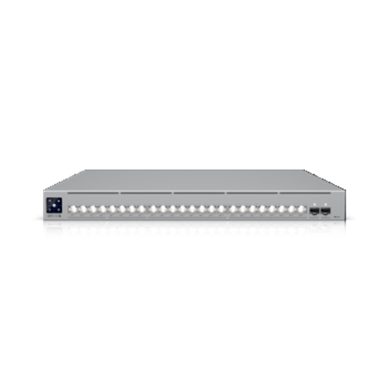 Picture of UBIQUITI PRO XG 24 POE PROFESSIONAL-GRADE, 24-PORT LAYER 3 ETHERLIGHTING� POE+++ SWITCH WITH (16) 10 GBE, (8) 2.5 GBE, AND (2) 25G SFP28 PORTS. POE BUDGET 720W