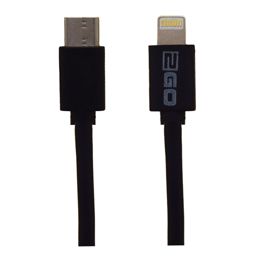 Изображение 2GO USB Datenkabel Type-C 3.1 auf Lightning  1m  weiß