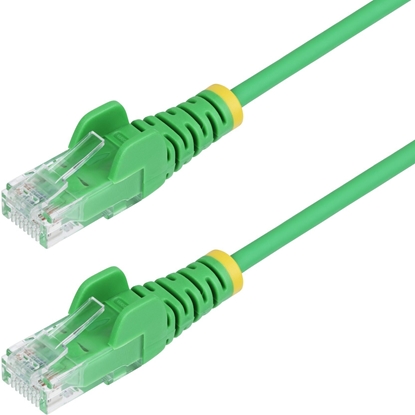 Изображение StarTech N6PAT200CMGNS kabel sieciowy Zielony 2 m Cat6 U/UTP (UTP)