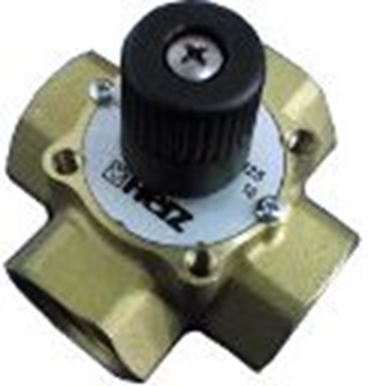 Изображение 4-ceļu rotāc. vārsts ar rokturi 3/4" i.v. Kvs 6.3