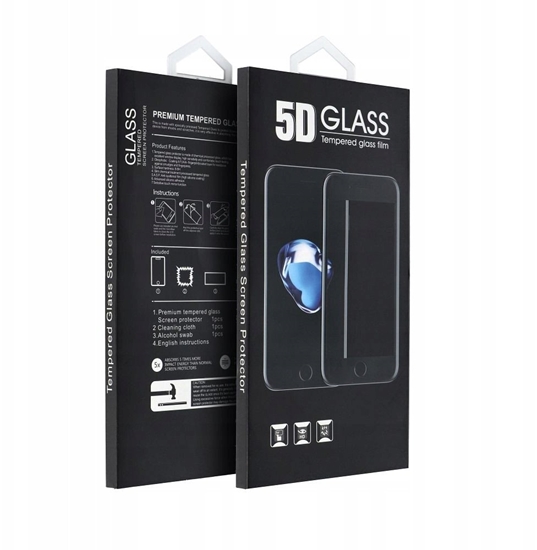 Picture of Tempered Glass 5D Full Glue - do Motorola Edge 50 Neo black