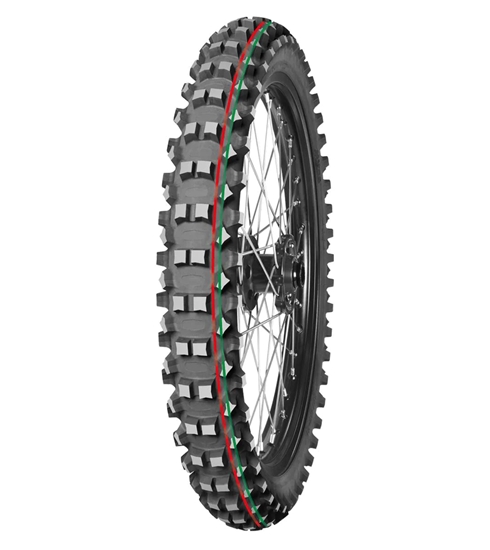 Picture of 60/100-14 MITAS TERRA FORCE-MX MH 29M TT Red&Green Med-Hard