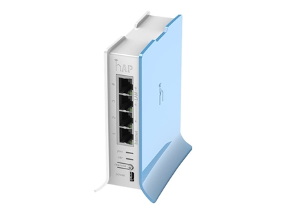 Attēls no Access Point|MIKROTIK|IEEE 802.11b|IEEE 802.11g|IEEE 802.11n|1xUSB 2.0|4x10/100M|RB941-2ND-TC