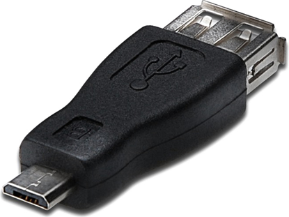 Изображение Adapter USB Akyga USB-A - MicroUSB Czarny  (AK-AD-08)